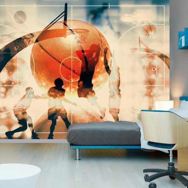 Wall Mural - I love basketball!