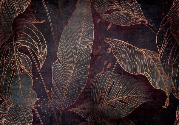 Wall Mural - In a Maze of Leaves - Third Variant