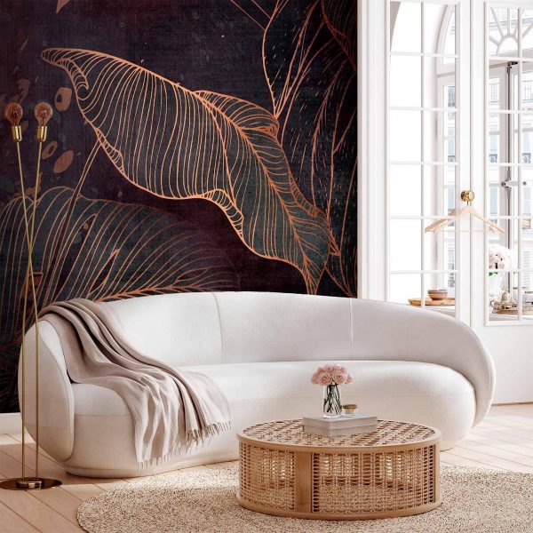 Wall Mural - In a Maze of Leaves - Third Variant