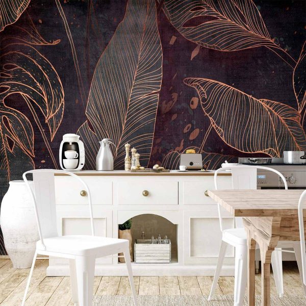 Wall Mural - In a Maze of Leaves - Third Variant