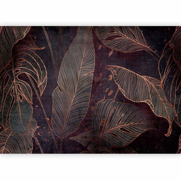 Wall Mural - In a Maze of Leaves - Third Variant