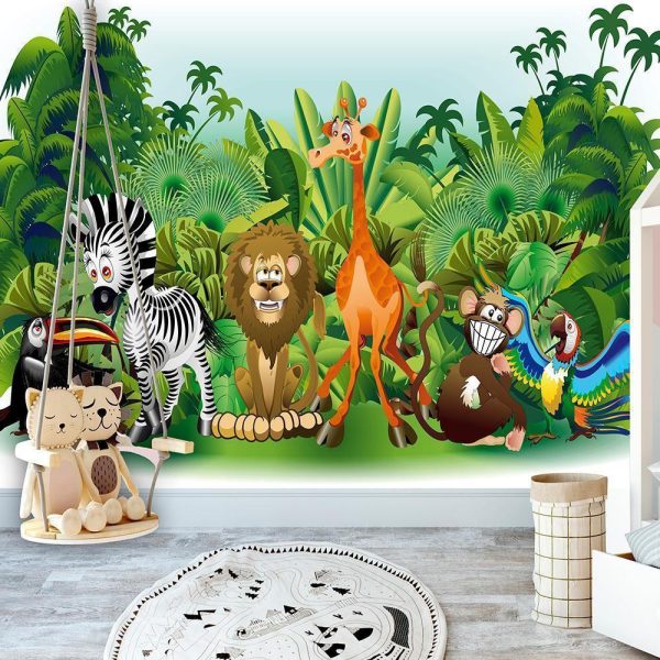 Wall Mural Wallpaper - Jungle Animals - Image 3