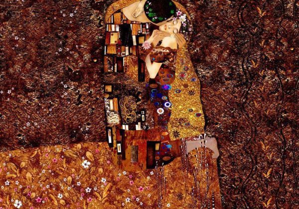 Wall Mural - Klimt inspiration - Image of Love