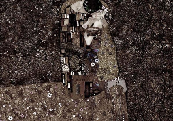 Wall Mural - Klimt inspiration - Recalling Tenderness