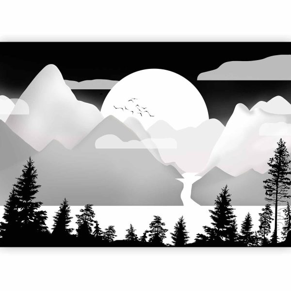 Wall Mural Wallpaper - Landscape at Sunset - Second Variant - Image 4