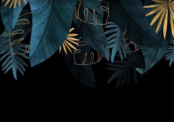 Wall Mural - Leaves Composition - Second Variant