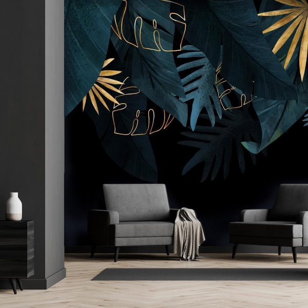 Wall Mural - Leaves Composition - Second Variant