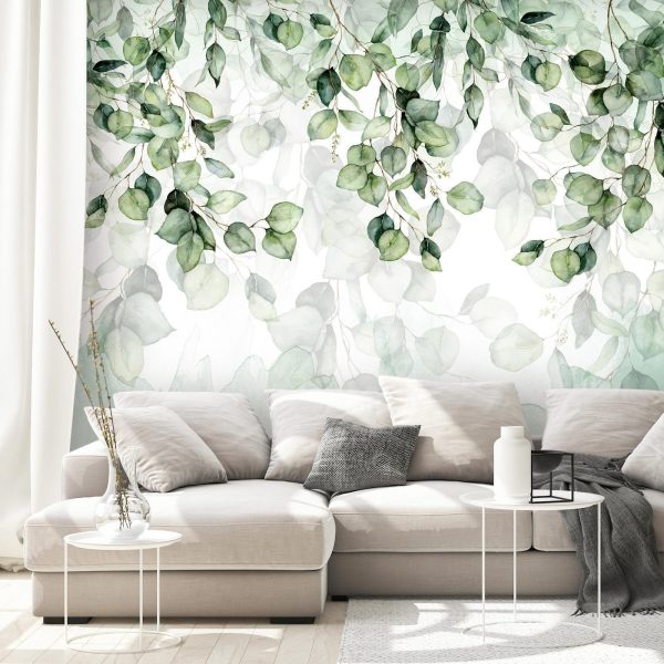 Wall Mural Wallpaper - Leaves Lightness - Image 3