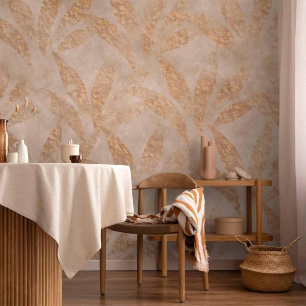 Wall Mural - Leaves and Gold - Image 2