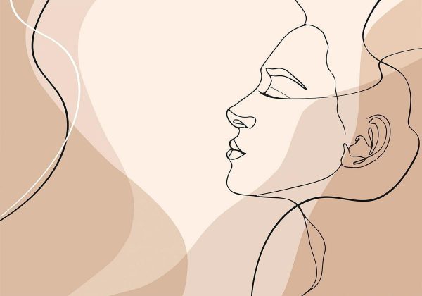 Wall Mural - Line Art - Femininity