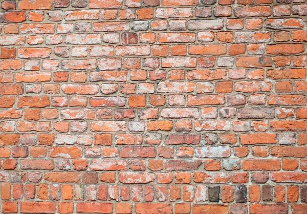 Wall Mural - Loft Wall - Pattern Imitating an Old Red Brick