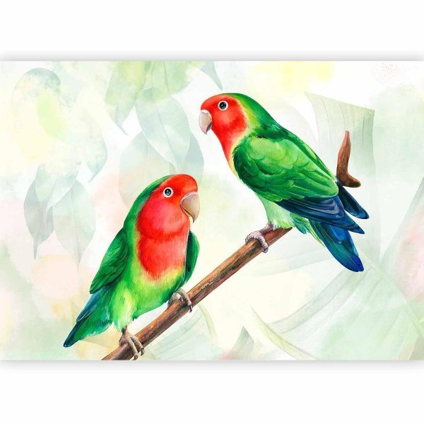 Wall Mural - Lovebirds