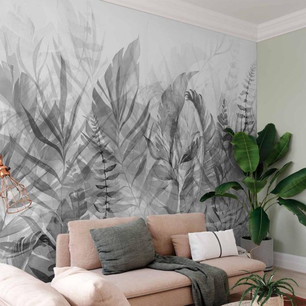 Wall Mural - Magic Grove (Black and White)
