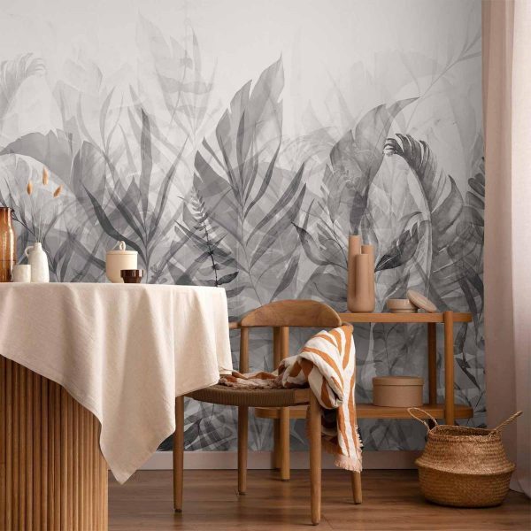 Wall Mural - Magic Grove (Black and White)
