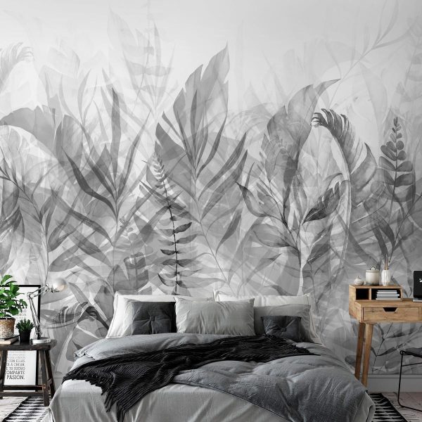 Wall Mural - Magic Grove (Black and White)