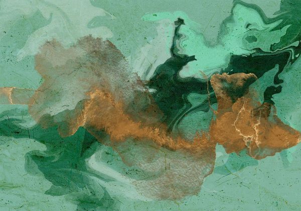 Wall Mural - Malachite Play