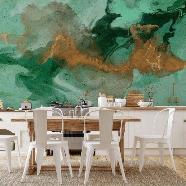 Wall Mural - Malachite Play