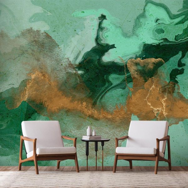 Wall Mural - Malachite Play