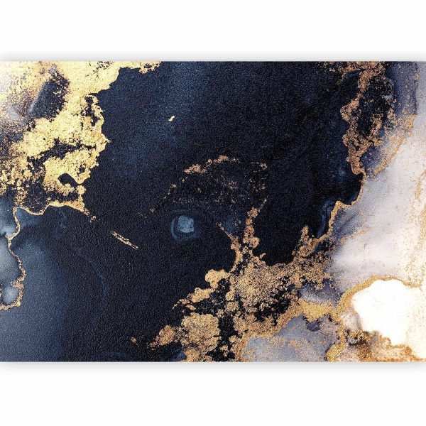 Wall Mural - Marble and Garnet - Abstract Textured Pattern Inspired by a Starry Sky