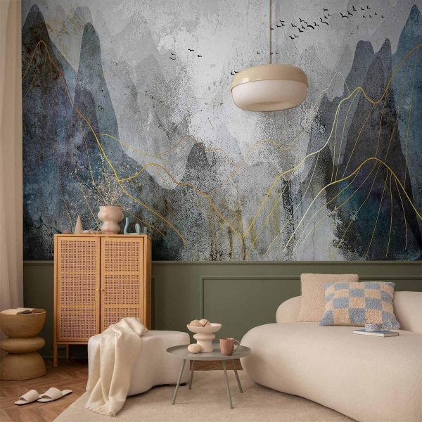 Wall Mural - Misty Mountain Pass