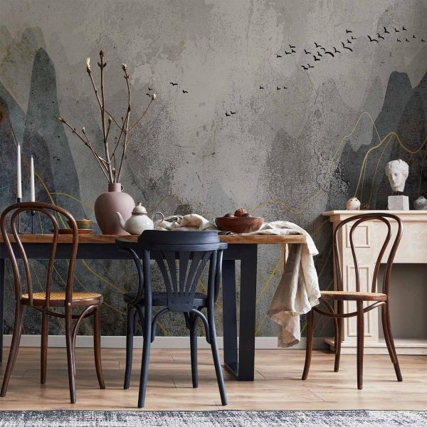 Wall Mural - Misty Mountain Pass