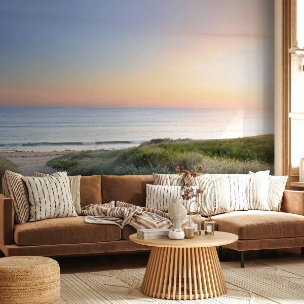 Wall Mural - Morning walk on the beach