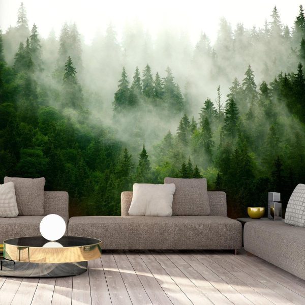 Wall Mural - Mountain Forest (Green)