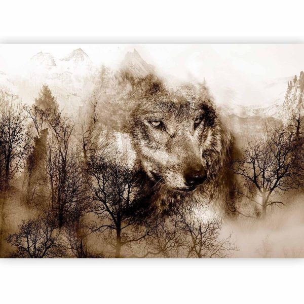 Wall Mural - Mountain Predator (Brown)