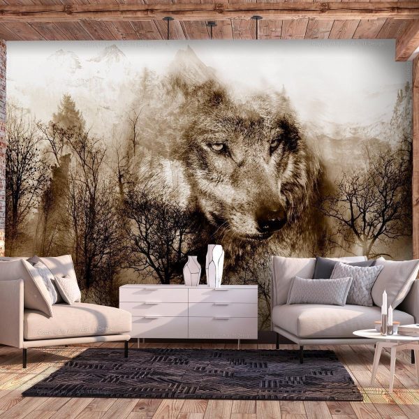 Wall Mural - Mountain Predator (Brown)