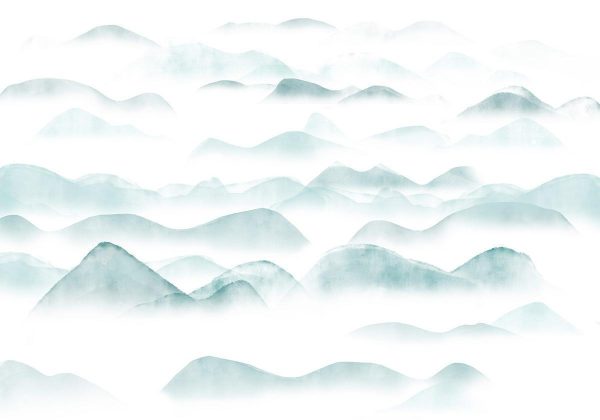 Wall Mural - Mountains in the Fog
