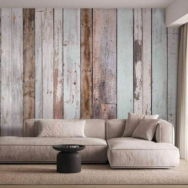 Wall Mural - Multi-colored Boards