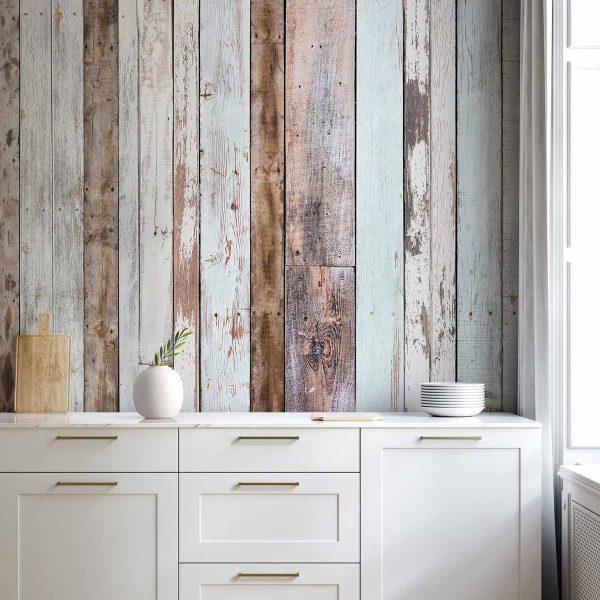Wall Mural - Multi-colored Boards