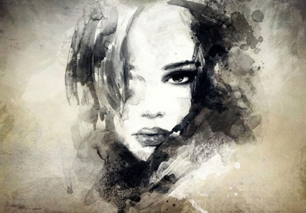 Wall Mural - Mysterious Girl