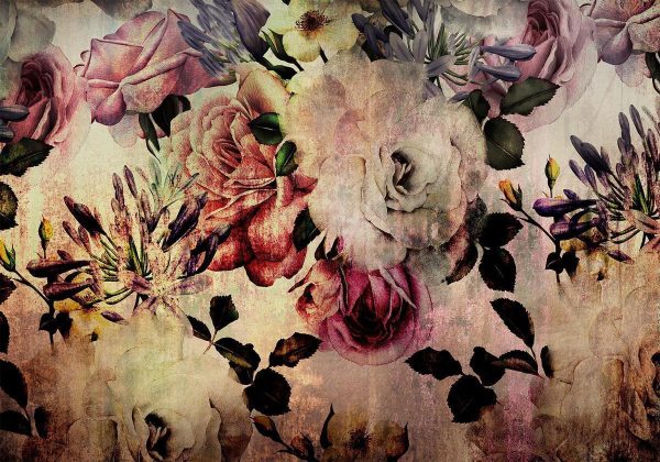 Wall Mural - Nostalgia Flowers