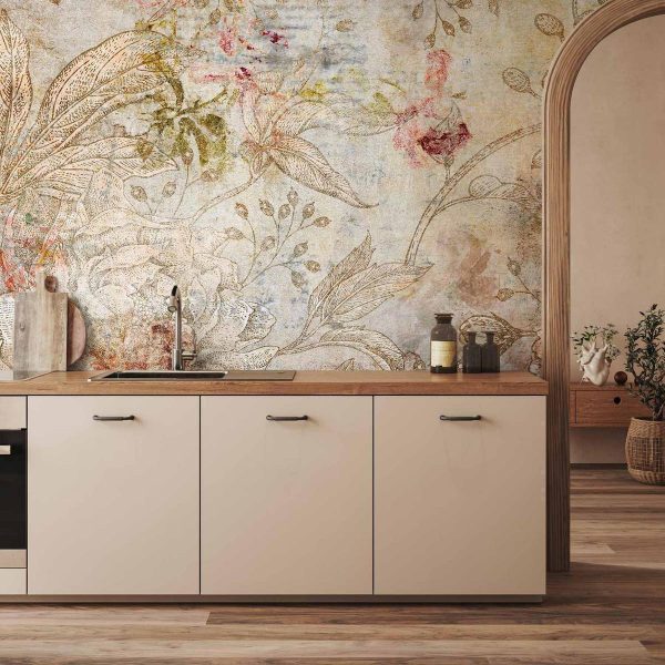 Wall Mural - Old Postcard