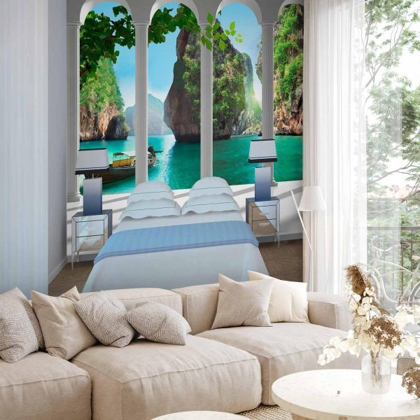 Wall Mural - On the terrace