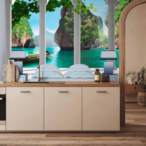 Wall Mural - On the terrace