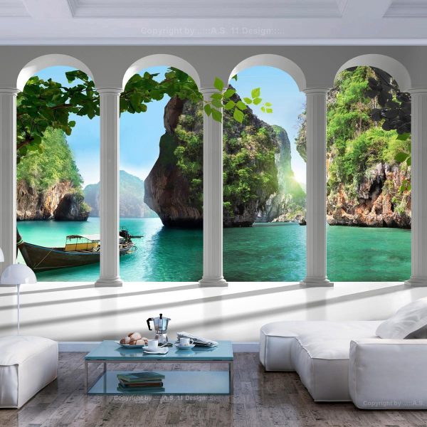 Wall Mural - On the terrace
