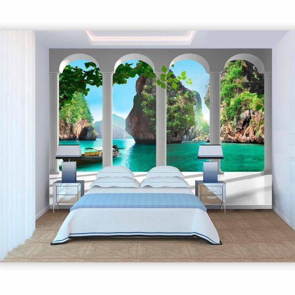 Wall Mural - On the terrace