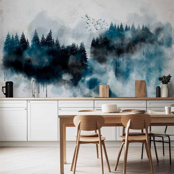 Wall Mural - Painted Mountains