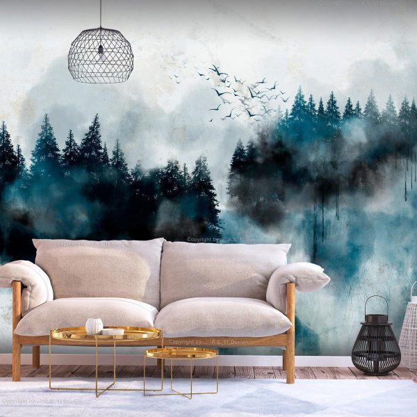 Wall Mural - Painted Mountains