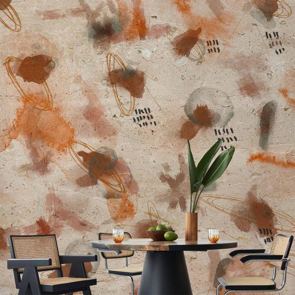 Wall Mural - Painted on Stone