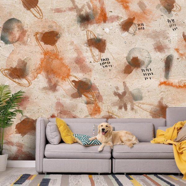 Wall Mural - Painted on Stone