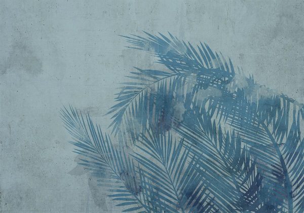 Wall Mural - Palm Trees in Blue