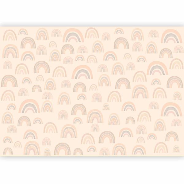 Wall Mural Wallpaper - Pastel Rainbows
