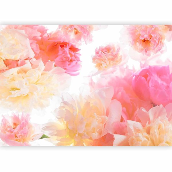 Wall Mural Wallpaper - Pastel peonies - Image 5
