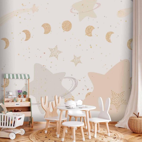 Wall Mural - Phases of the Moon Among Stardust