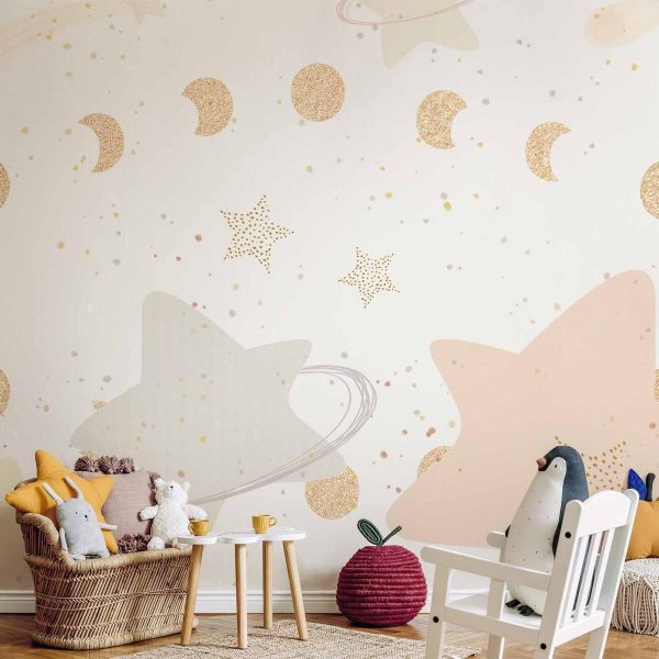 Wall Mural - Phases of the Moon Among Stardust