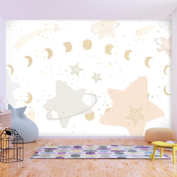 Wall Mural - Phases of the Moon Among Stardust