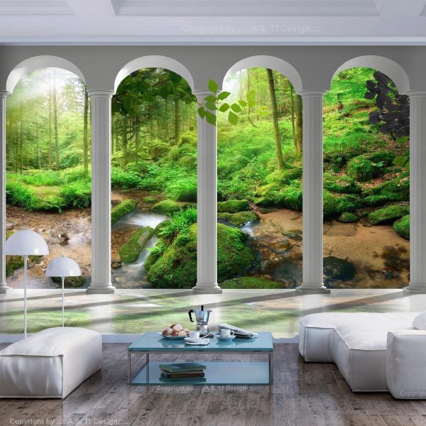 Wall Mural - Pillars and Forest